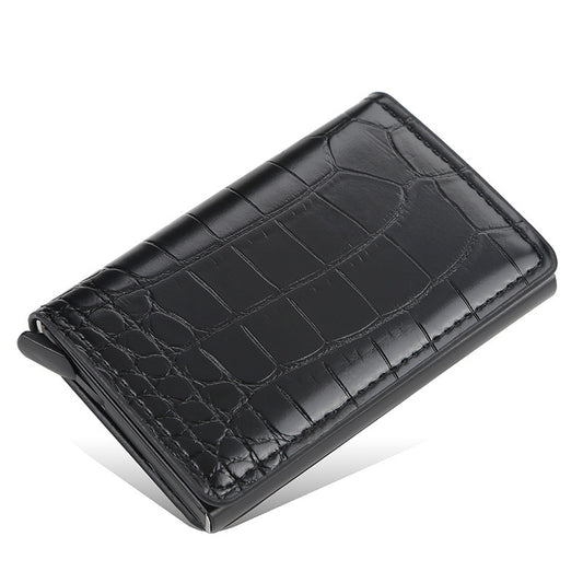 ANTI-DEMAGNETIZATION LUXURY BUSINESS CARD HOLDER