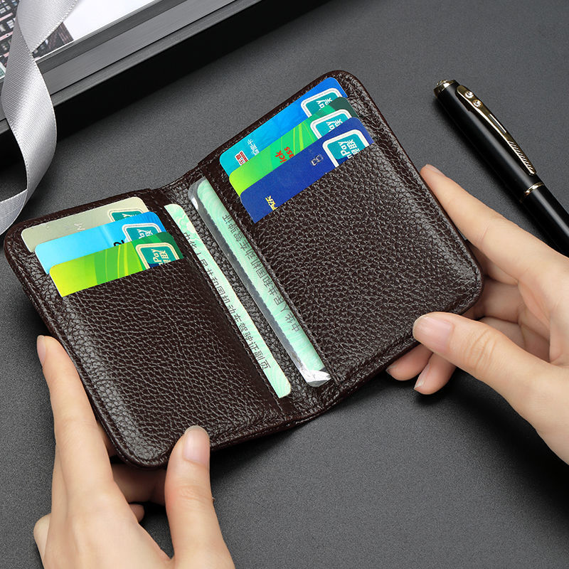 MENS BUSINESS LEATHER CARD HOLDER