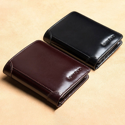 THE BENYAR ARISTOCRAT MATTE LEATHER HOLDER