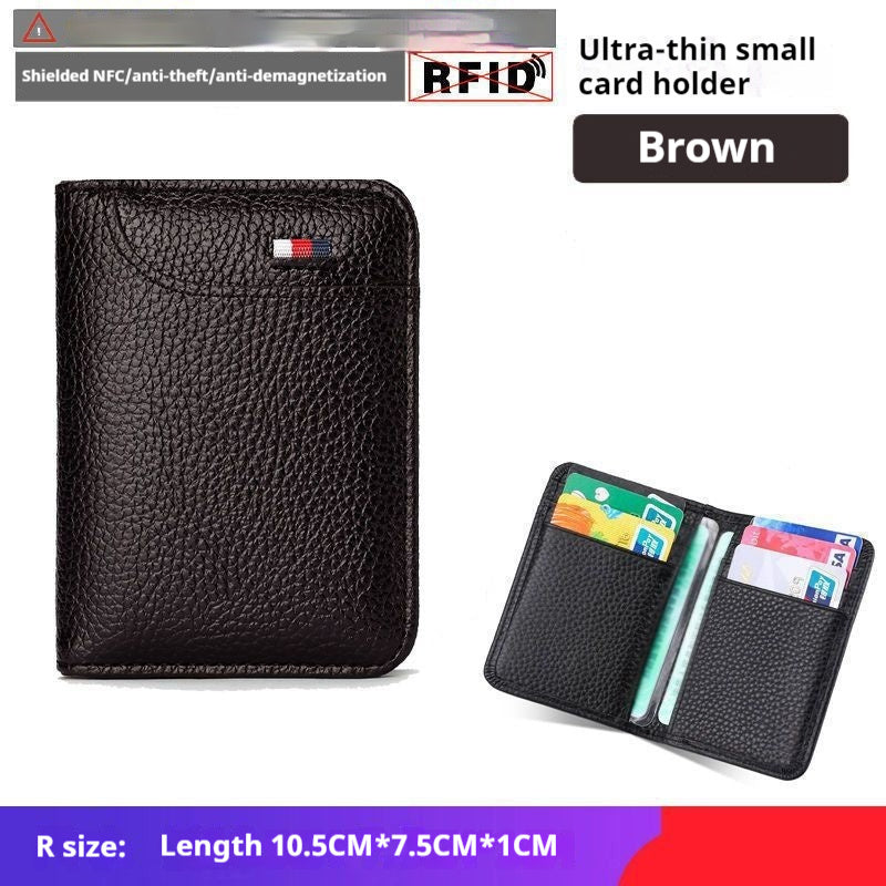 MENS BUSINESS LEATHER CARD HOLDER