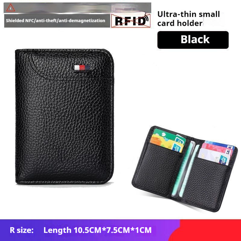 MENS BUSINESS LEATHER CARD HOLDER